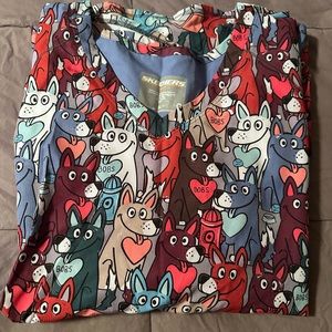Sketcher’s Dog Scrub Top